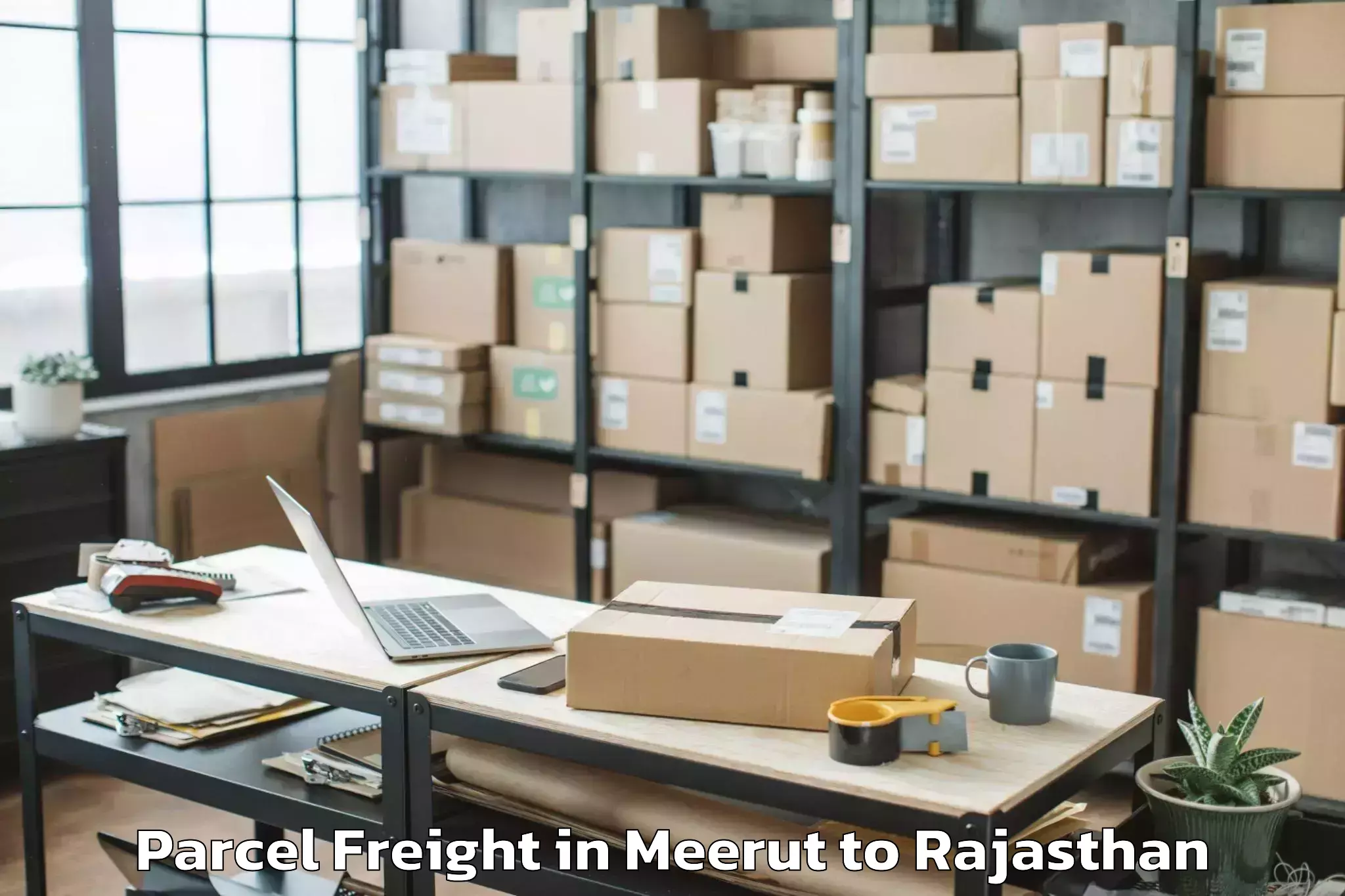 Top Meerut to Deogarh Rajsamand Parcel Freight Available